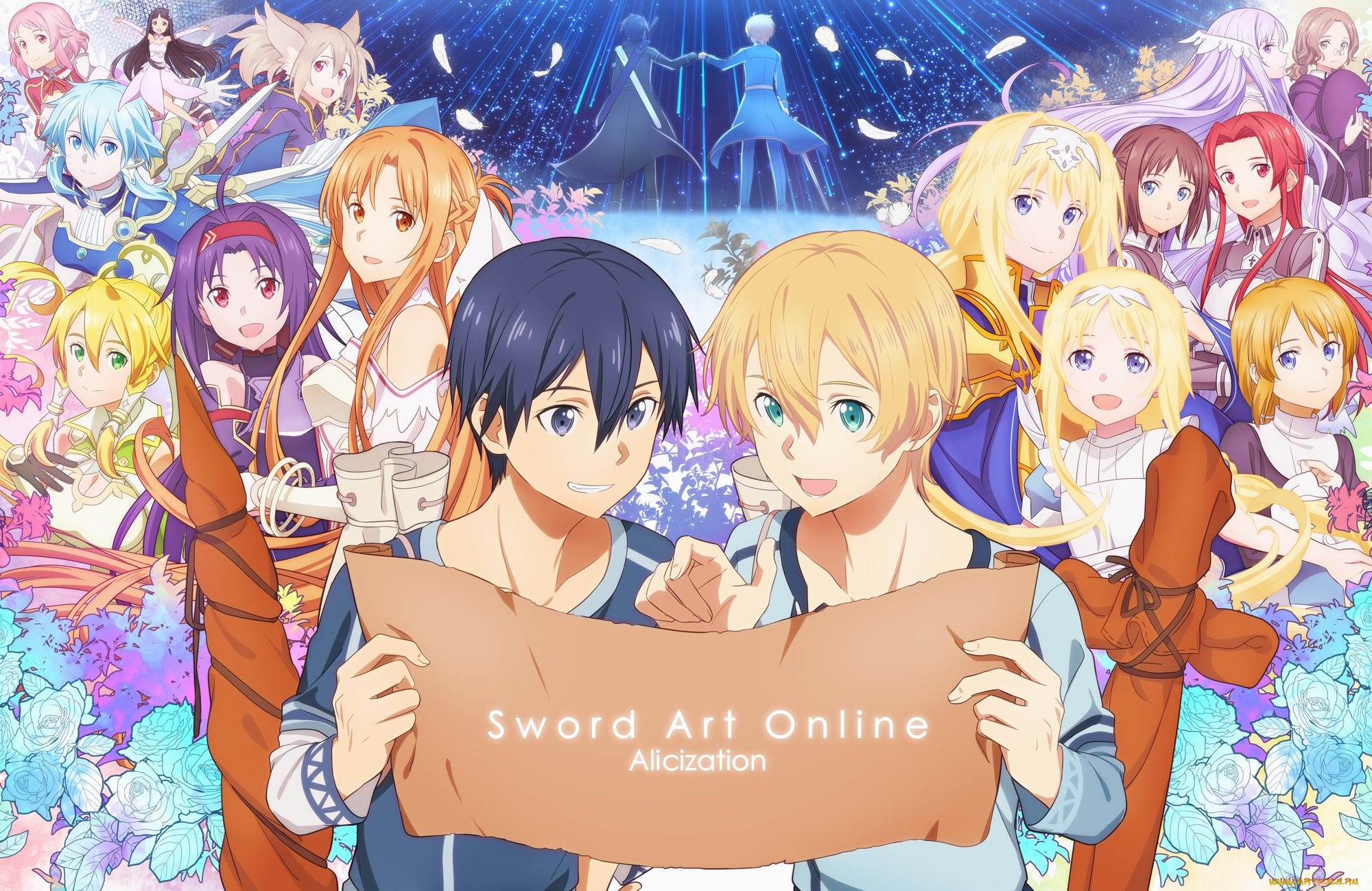 Обои Аниме Sword Art Online, обои для рабочего стола, фотографии аниме,  sword art online, мастера, меча, онлайн, алисизация Обои для рабочего  стола, скачать обои картинки заставки на рабочий стол.